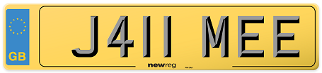 license plate preview showing the name Jamie