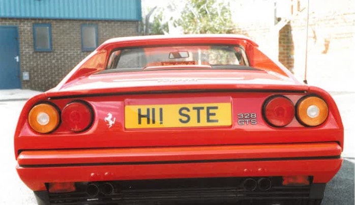 one of my first private number plates H11 STE - Hi! Ste