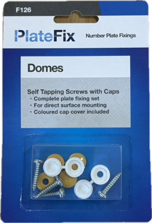 new reg number plates fixing kit - screws